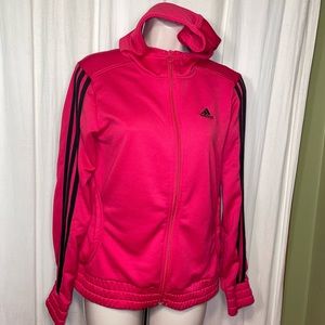 Zip up hoodie pink; Athletic sweatshirt EUC; Women’s XL